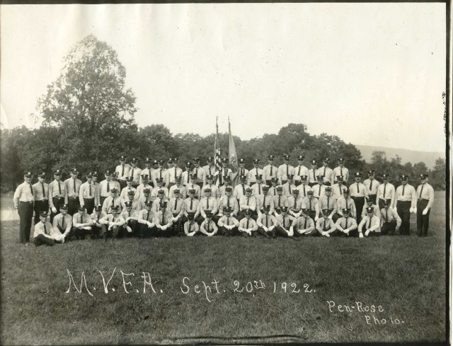 The Fire Company (M.V.F.A.) In September Of 1922